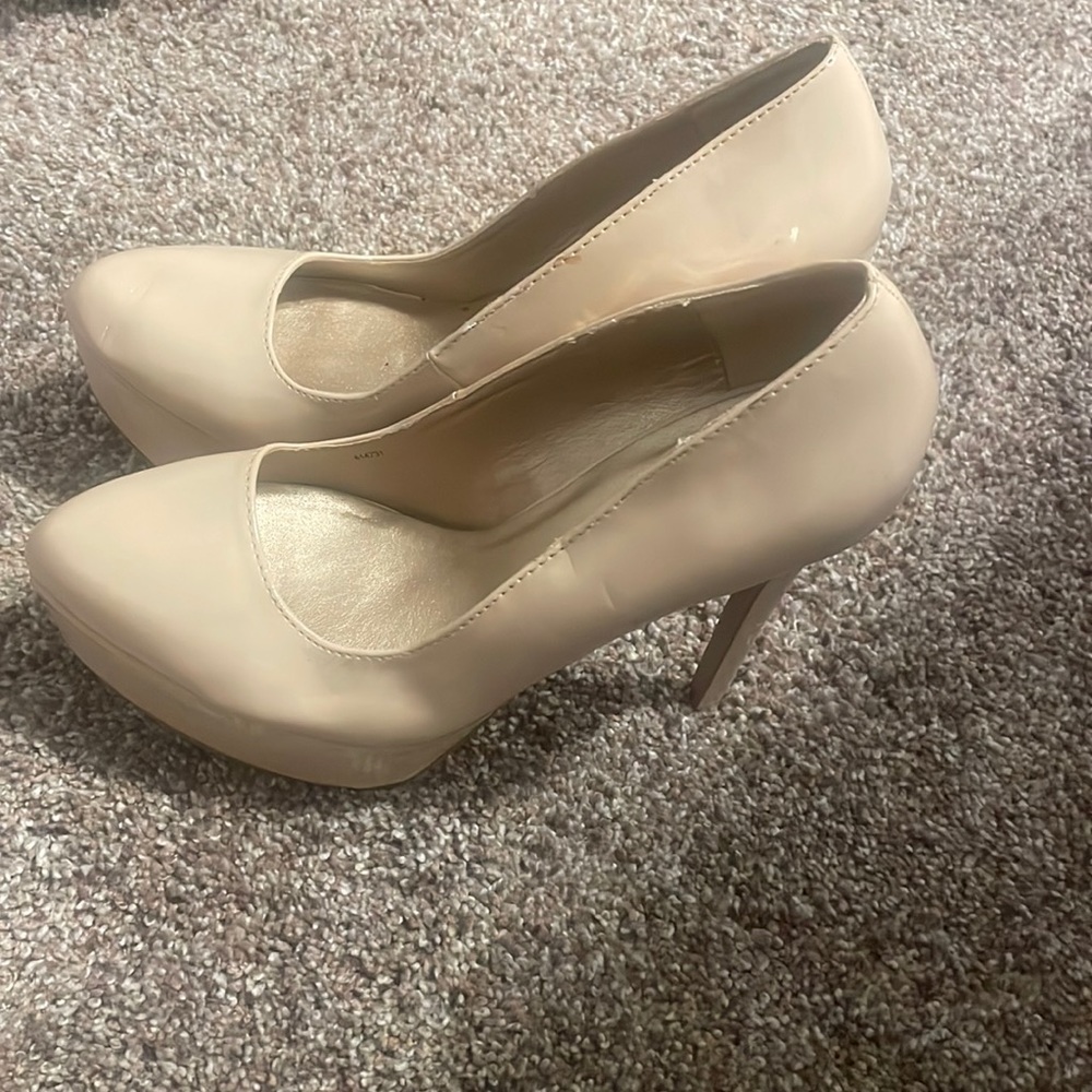 Cream Charlotte Russe Heels.